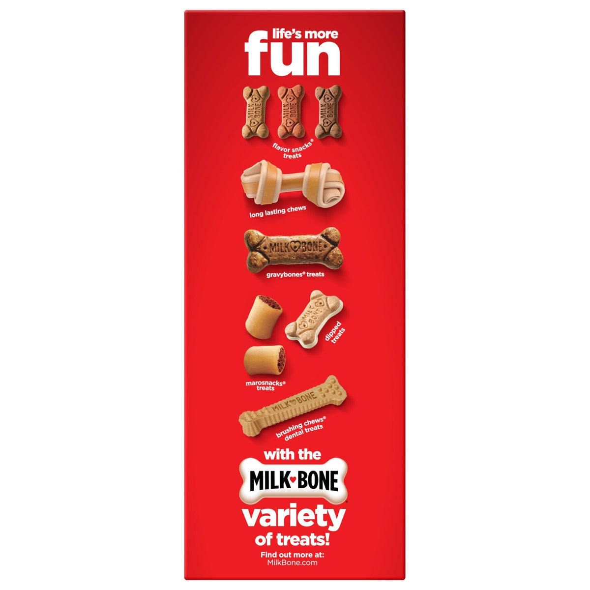 Milk-Bone Flavor Snacks Large Dog Biscuits, Flavored Crunchy Dog Treats, 60 Oz.