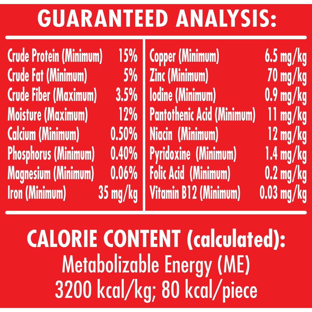 Milk-Bone Flavor Snacks Large Dog Biscuits, Flavored Crunchy Dog Treats, 60 Oz.