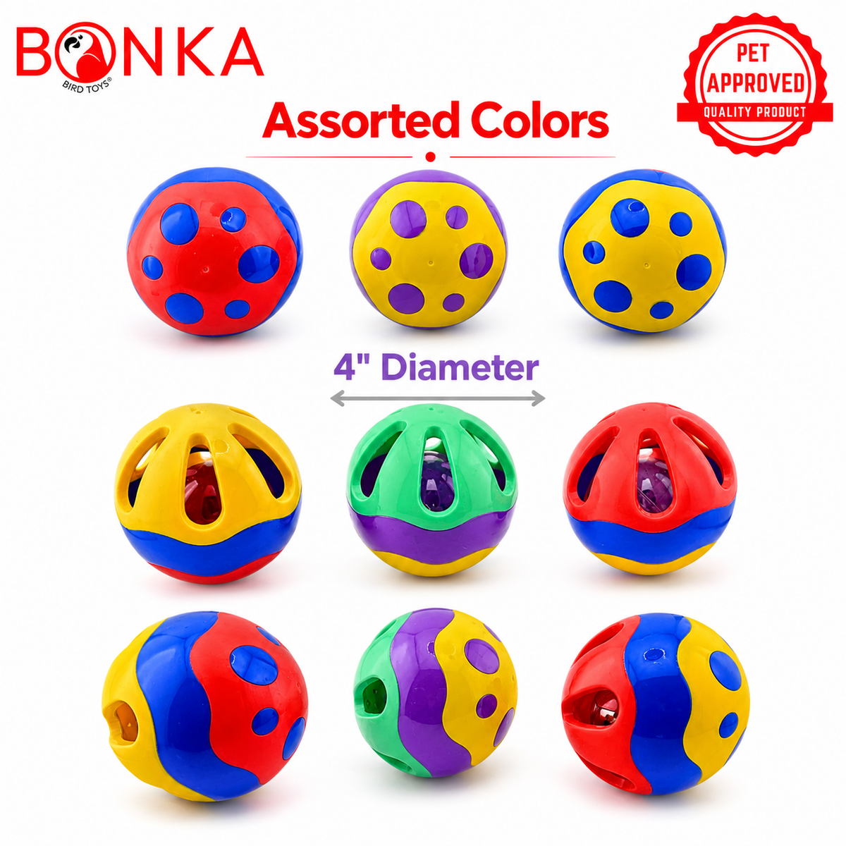 1187 Roll-A-Treat 4" Foraging Ball