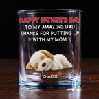 Putting Up With - Personalized Whiskey Glass