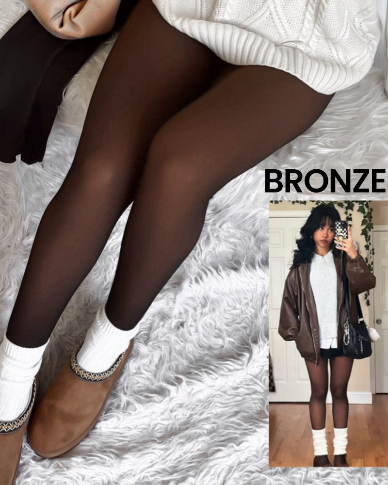 ❄️Winter Hot Sale 50% OFF 🤩Translucent Polyester Lined Tights