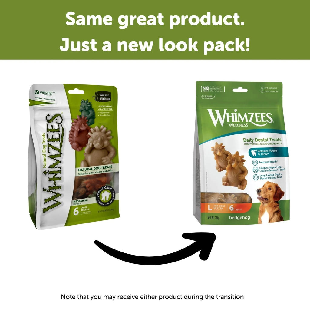 Whimzees Dental Dog Treats Hedgehog