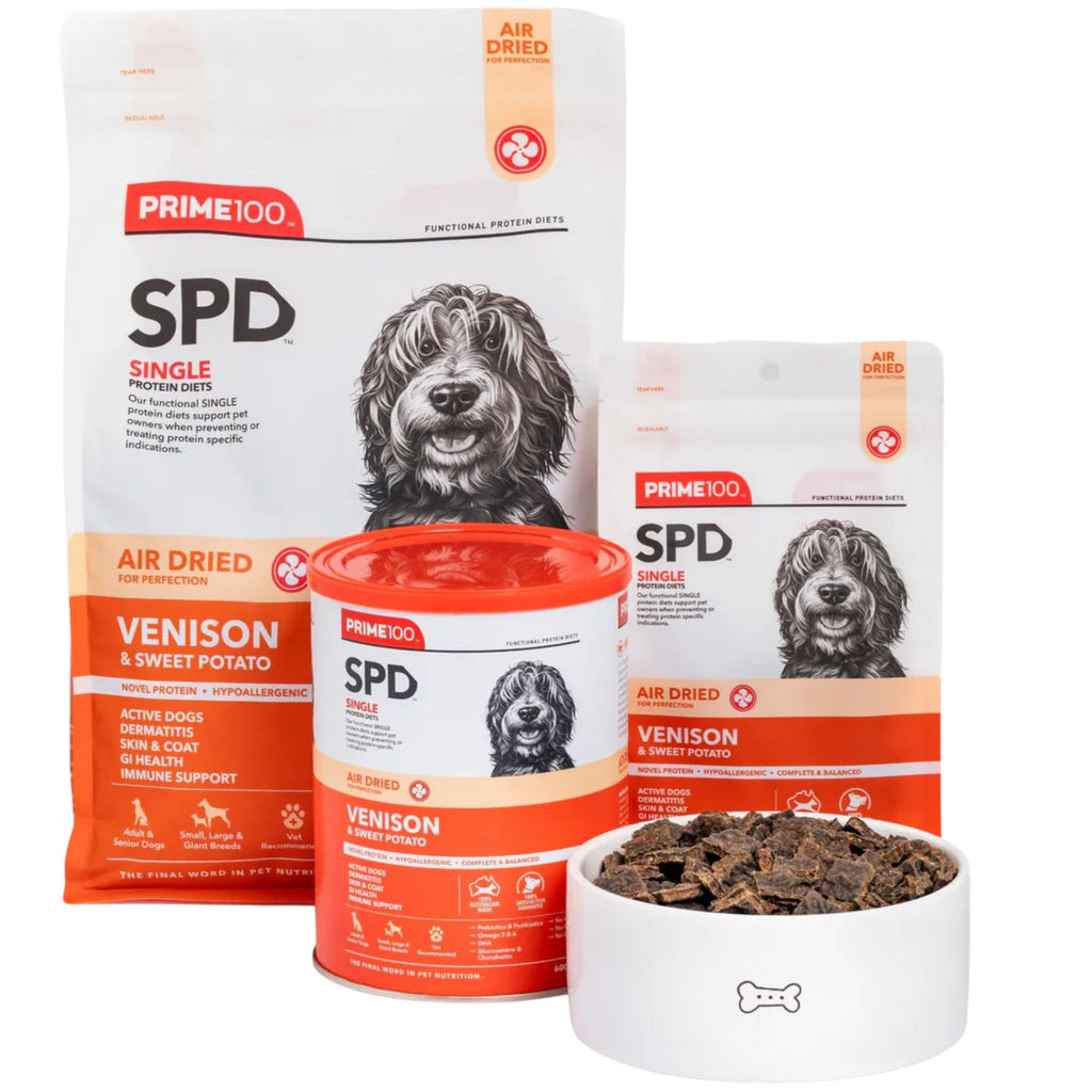 Prime100 Spd Wild Venison & Sweet Potato Air Dried Dog Food