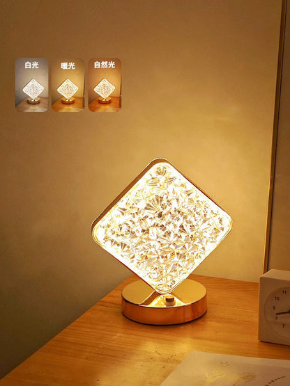🎁Christmas Sale 50% OFF!!🎄50K+ SOLD! ✨Rechargeable Luxury Crystal LED Night Light Lamp