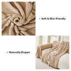 Pet-Friendly Soft Plush Textured Sofa Throw Couch Cover
