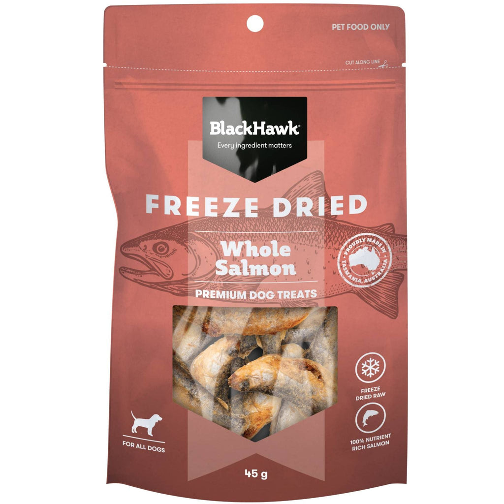 Black Hawk Whole Salmon Breast Freeze Dried Dog Treats