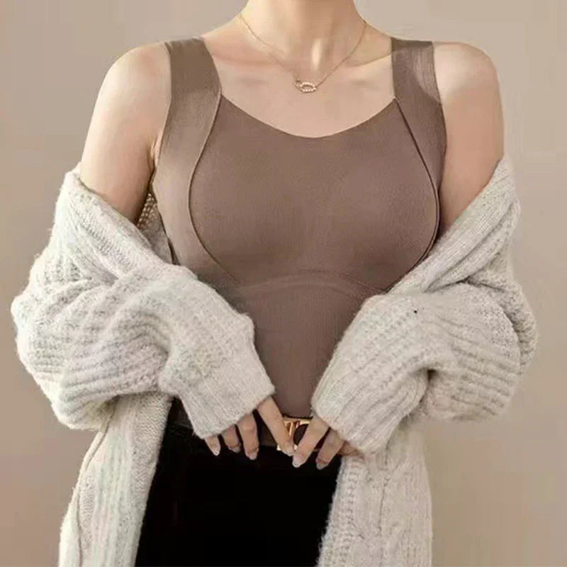 🏆Flash Sale⚡Almost Gone💥Thickened Warm Tank Top with Lined Bra