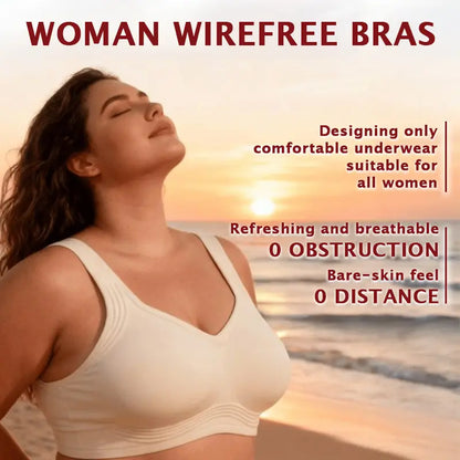 ⏳LAST DAY SALE 70%⚡💖Comfortable Wireless Full Coverage Jelly Smoothing Bra👍No more sagging breasts