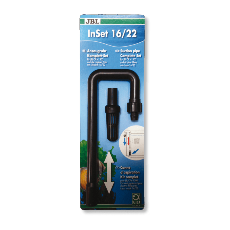 JBL InSet 12/16 inlet pipe set / JBL InSet 16/22 inlet pipe set -  (Suction pipe set for external aquarium filters)
