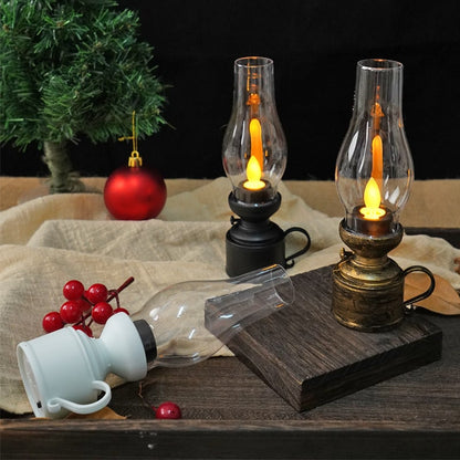 ✨Christmas Sale-49%🕯️LED Vintage Kerosene Lamp Electronic Swing Candle🔥