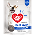 Love'em Air Dried Beef Liver Dog Treats