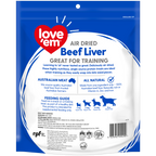Love'em Air Dried Beef Liver Dog Treats