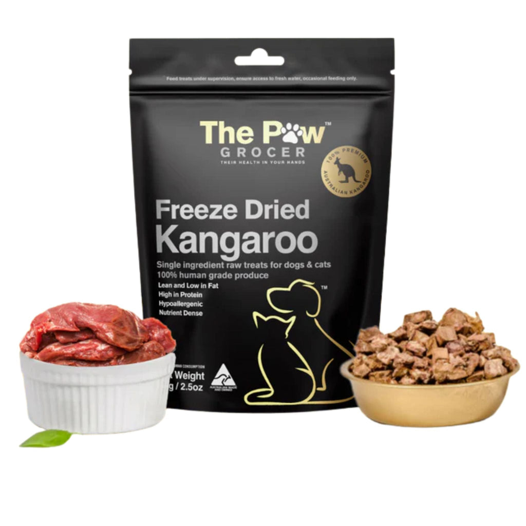 The Paw Grocer Freeze Dried Pet Treats Black Label Kangaroo