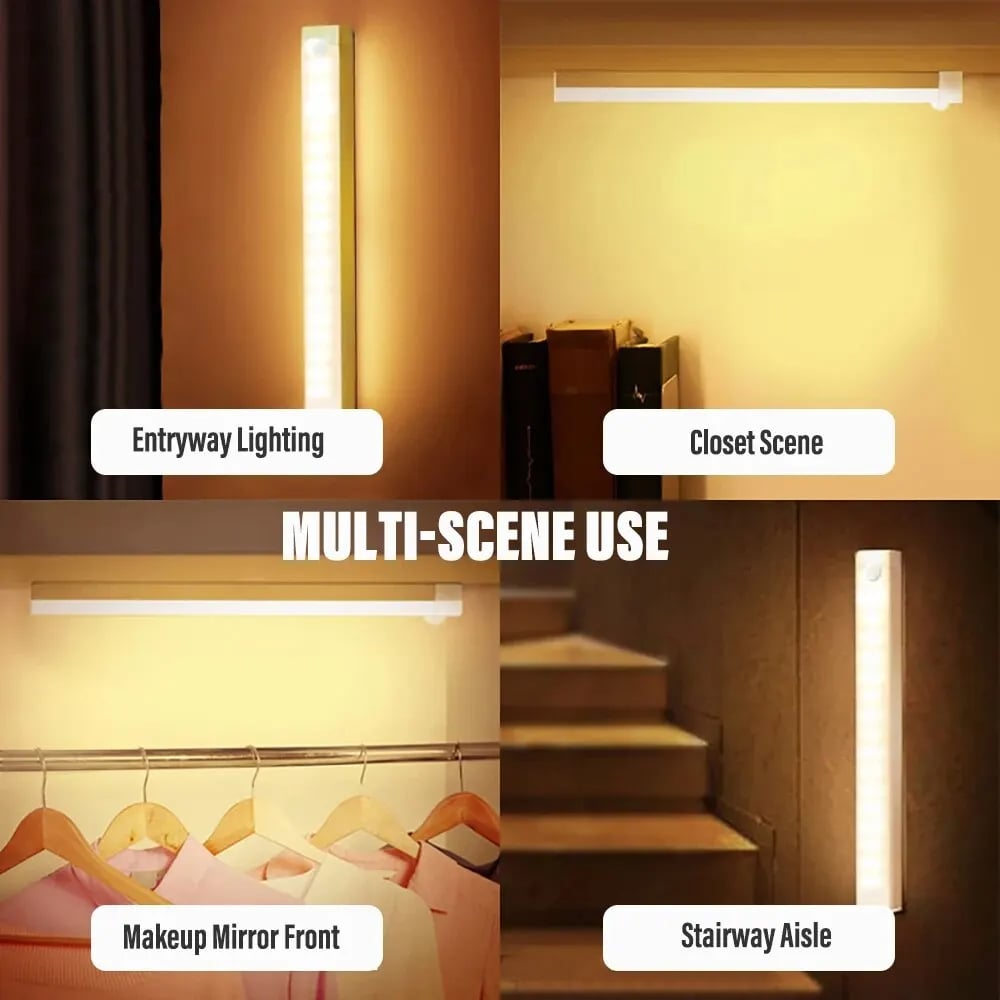 🎁Last Day Buy 2 Get 1 Free💡Punch-free Smart Sensor Magnetic Rechargeable LED Lights