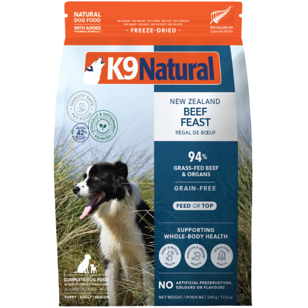 K9 Natural Dog Food Freeze Dried Beef Feast