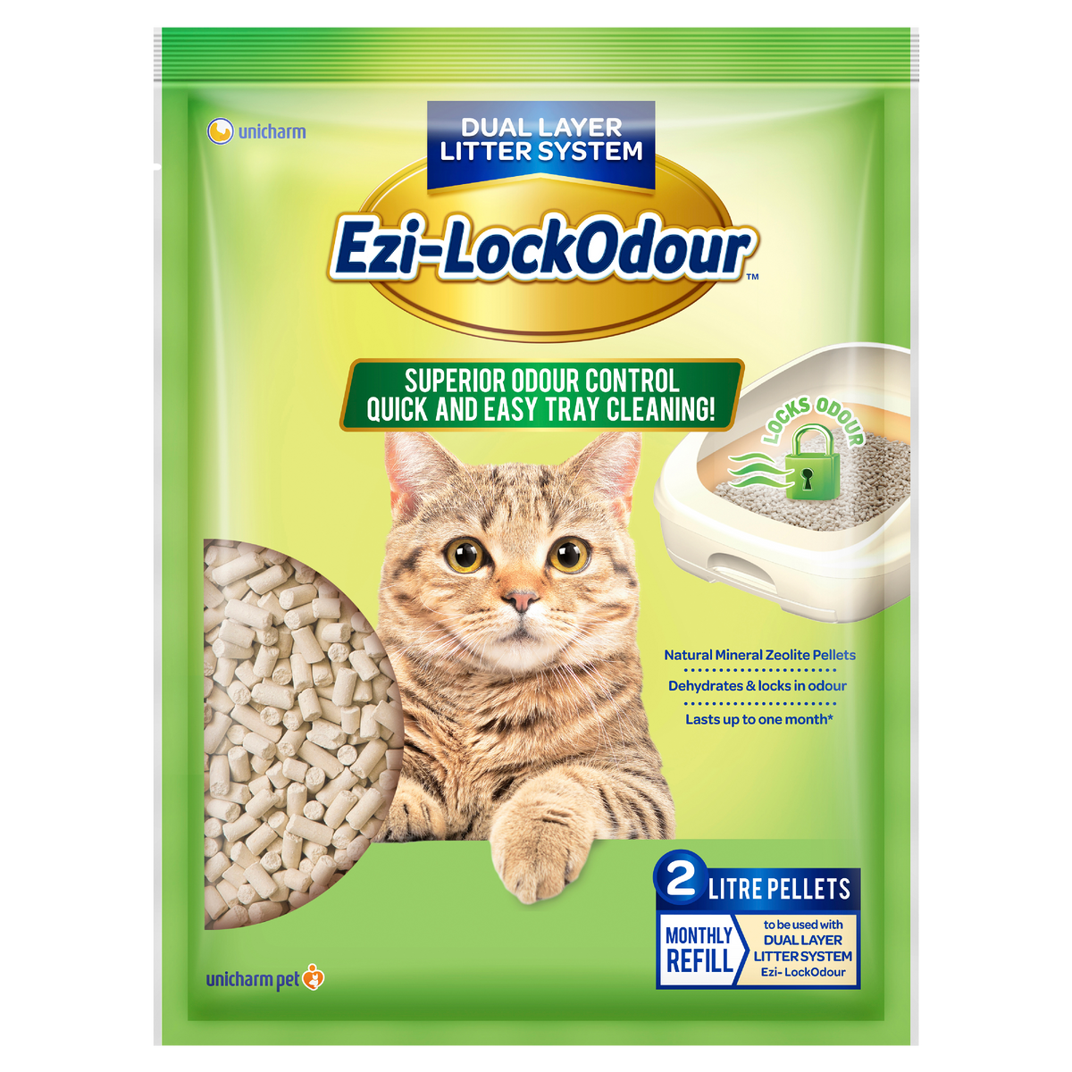 Ezi-LockOdour Natural Mineral Zeolite Pellets