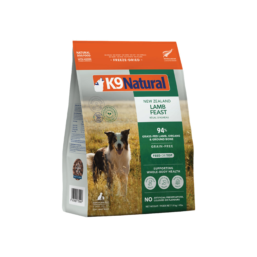 K9 NATURAL Lamb Freeze Dried Dog Food