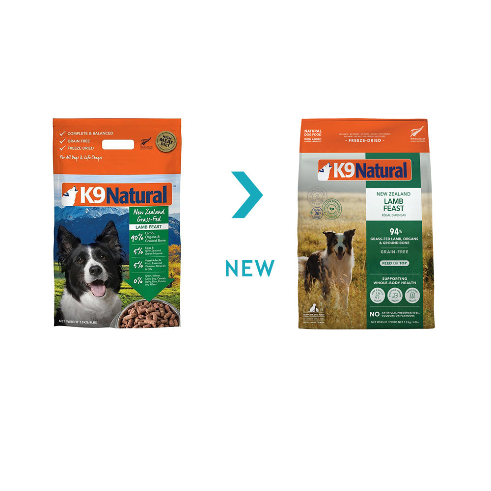 K9 NATURAL Lamb Freeze Dried Dog Food