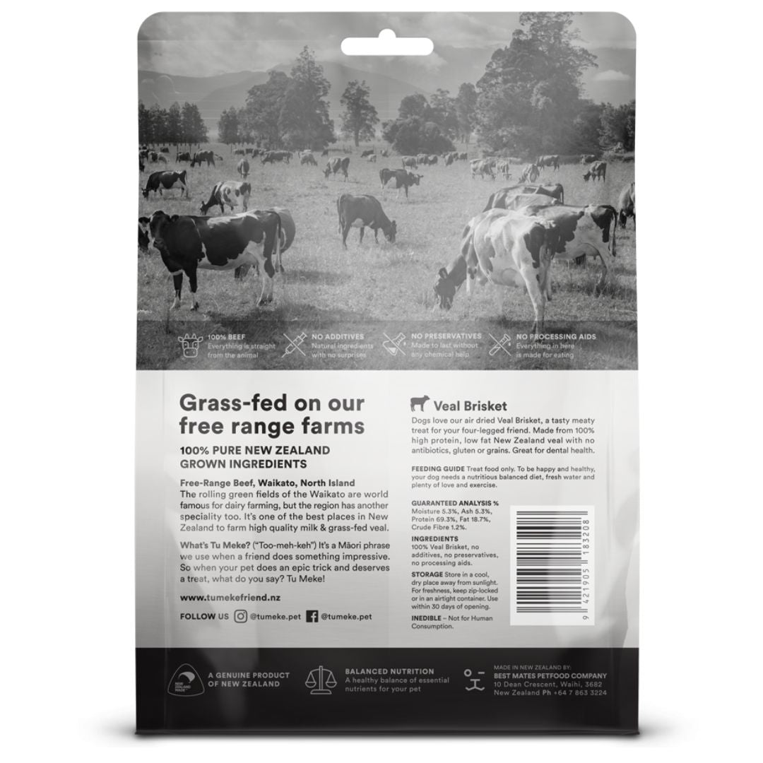 TU MEKE FRIEND Air Dried Natural Dog Treats Veal Brisket
