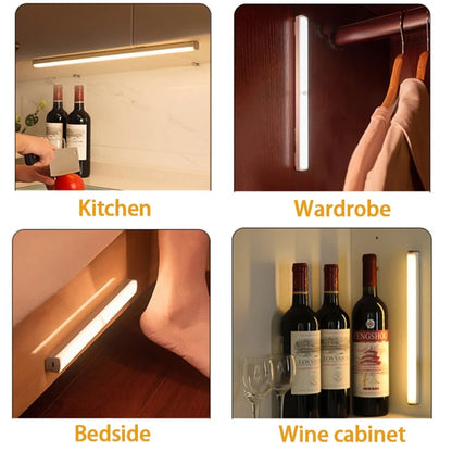 🎁Last Day Buy 2 Get 1 Free💡Punch-free Smart Sensor Magnetic Rechargeable LED Lights