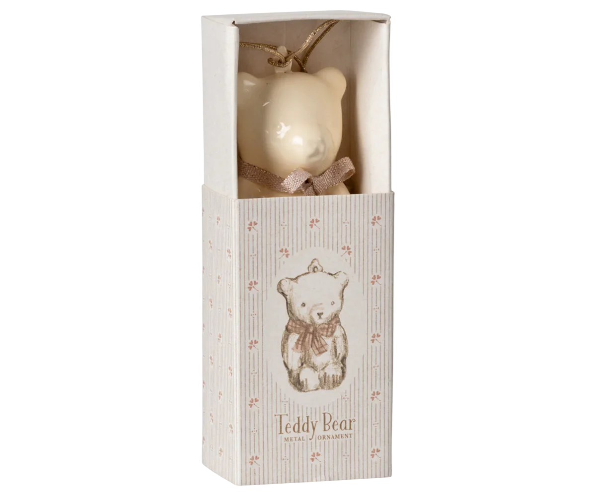 Maileg | Metal Ornament, Teddy Bear
