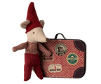 Maileg | Christmas Mouse Baby in Suitcase