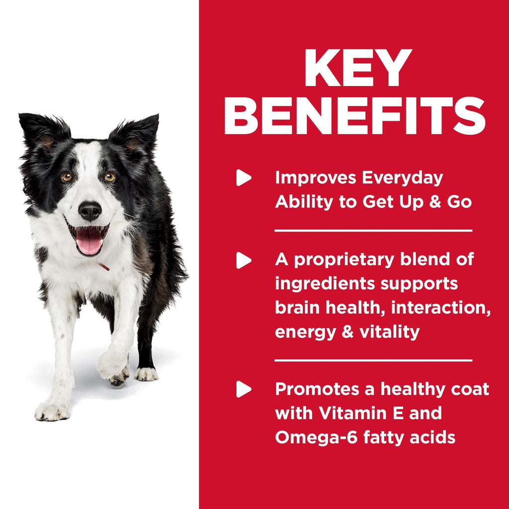 Hill's Science Diet Senior 7+ Senior Vitality Dry Dog Food, Chicken & Rice Recipe