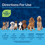NaturVet Quiet Moments with Hemp Seed Oil Calming Supplement Drops for Dogs and Cats, Bacon Flavor, 1 fl oz