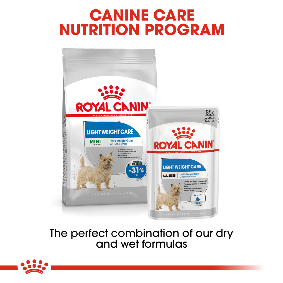 Royal Canin Wet Dog Food Light Weight Care Loaf