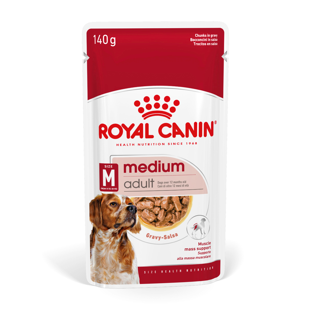 Royal Canin Medium Adult 140gx10 Pouches