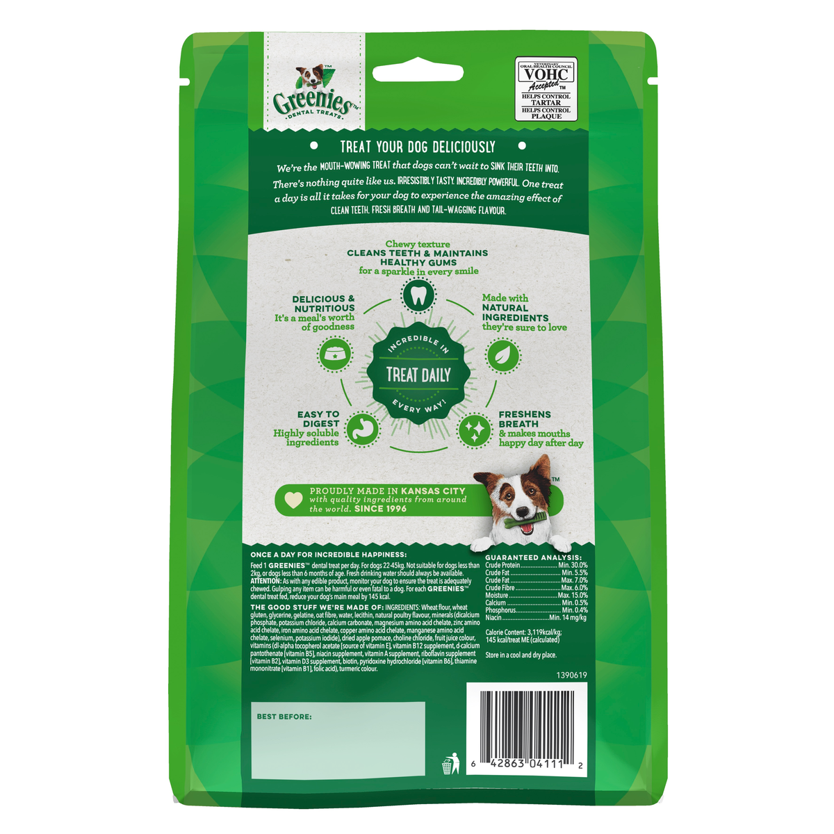 GREENIES Original Large Dog(22-45kg) Dental Treat
