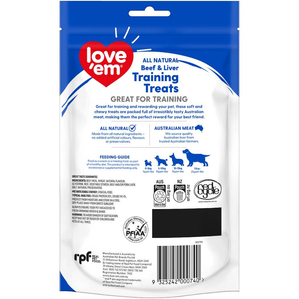 Love'em Liver Dog Training Treats