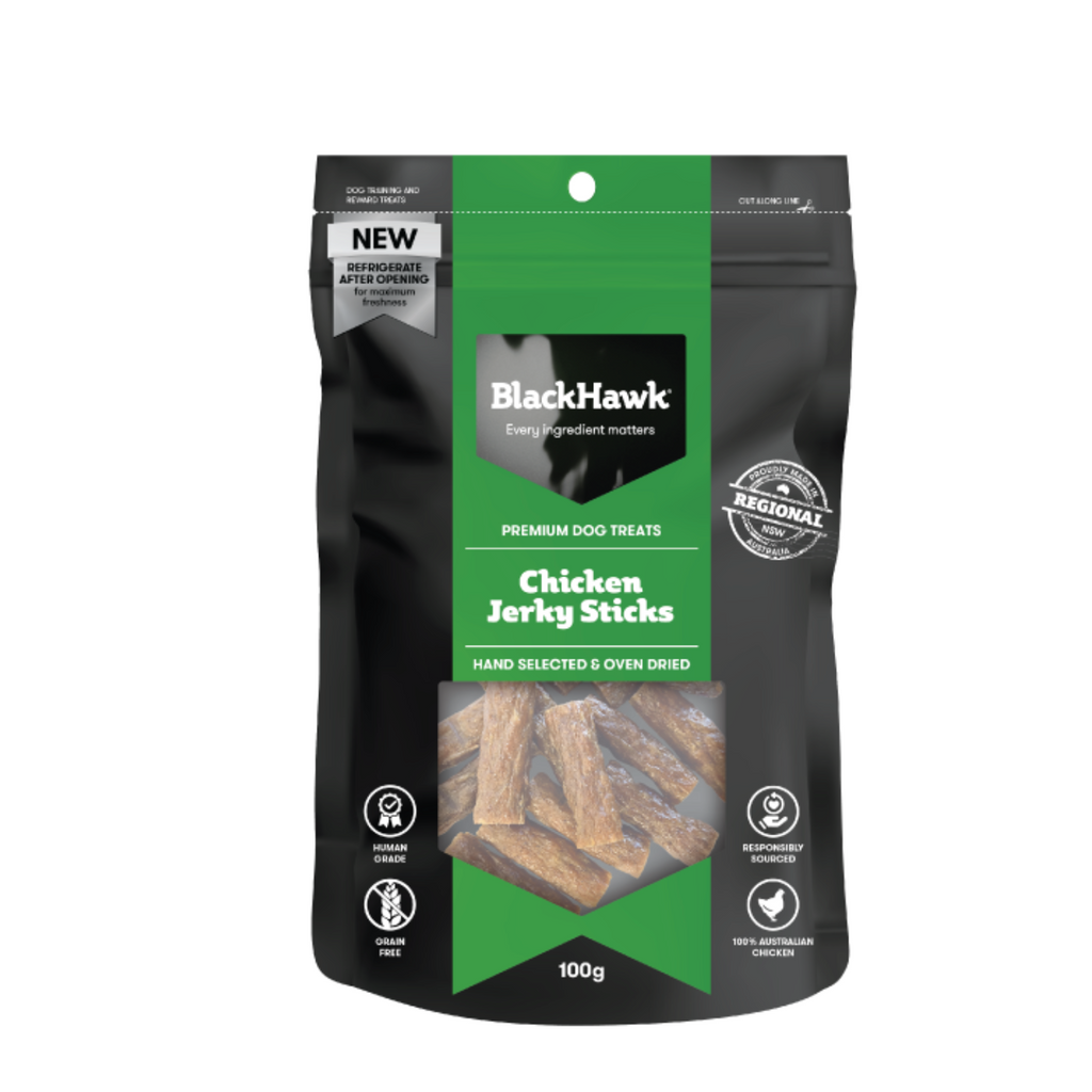 Black Hawk Dog Treats Chicken Jerky Sticks