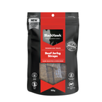 Black Hawk Dog Treats Beef Jerky Straps