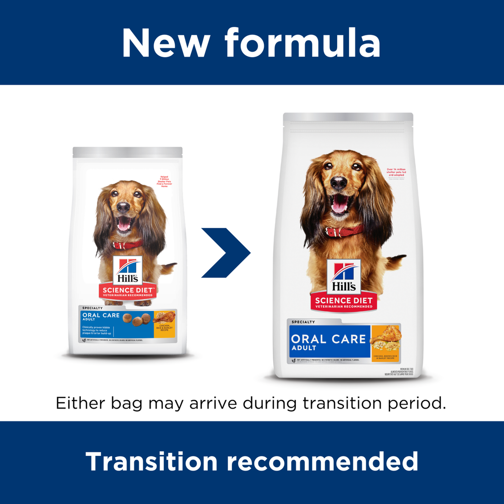 Hill's Science Diet Dry Dog Food Adult Oral Care