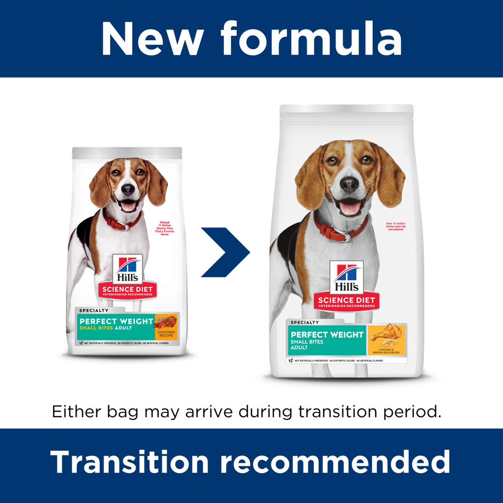 Hill's Science Diet Dry Dog Food Adult Perfect Weight Small Bites