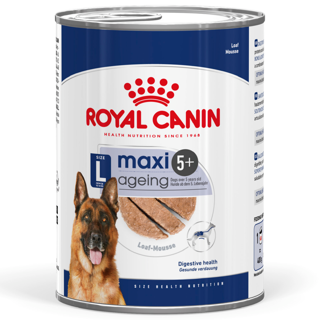Royal Canin Maxi Ageing 5+ Loaf Wet Dog Food Can
