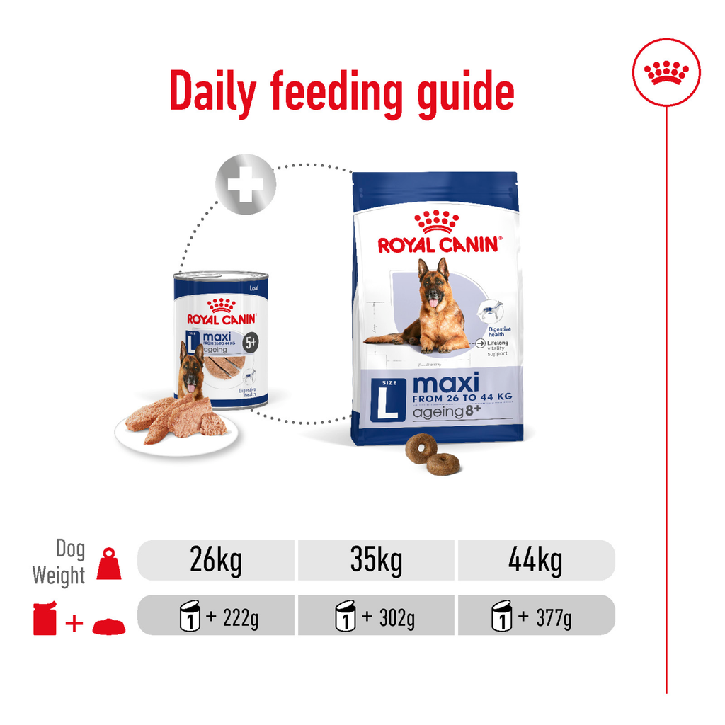 Royal Canin Maxi Ageing 5+ Loaf Wet Dog Food Can