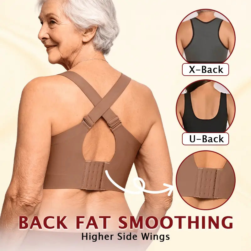 ⏳LAST DAY SALE 70%⚡💖Comfortable Wireless Full Coverage Jelly Smoothing Bra👍No more sagging breasts