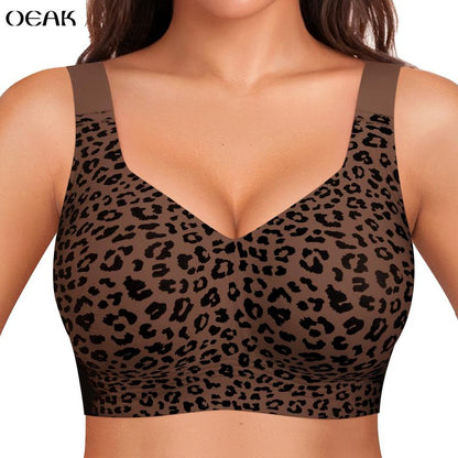 💖LAST DAY SALE 50% OFF💕Womens Comfortable Wireless Bralettes Seamless Deep V Everyday Bra