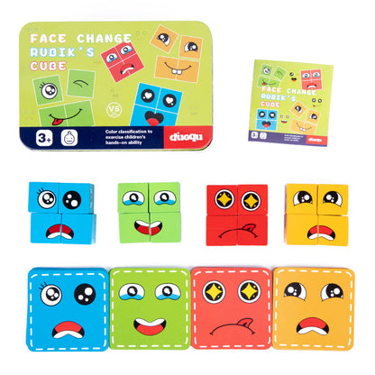 💖HOT SALE 49% OFF🎁3D Puzzle Educational Faces Changing Family Game🧩