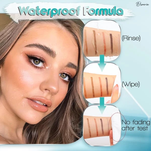 🔥 Waterproof Microblading Eyebrow Pen 4 Fork Tip Tattoo Pencil
