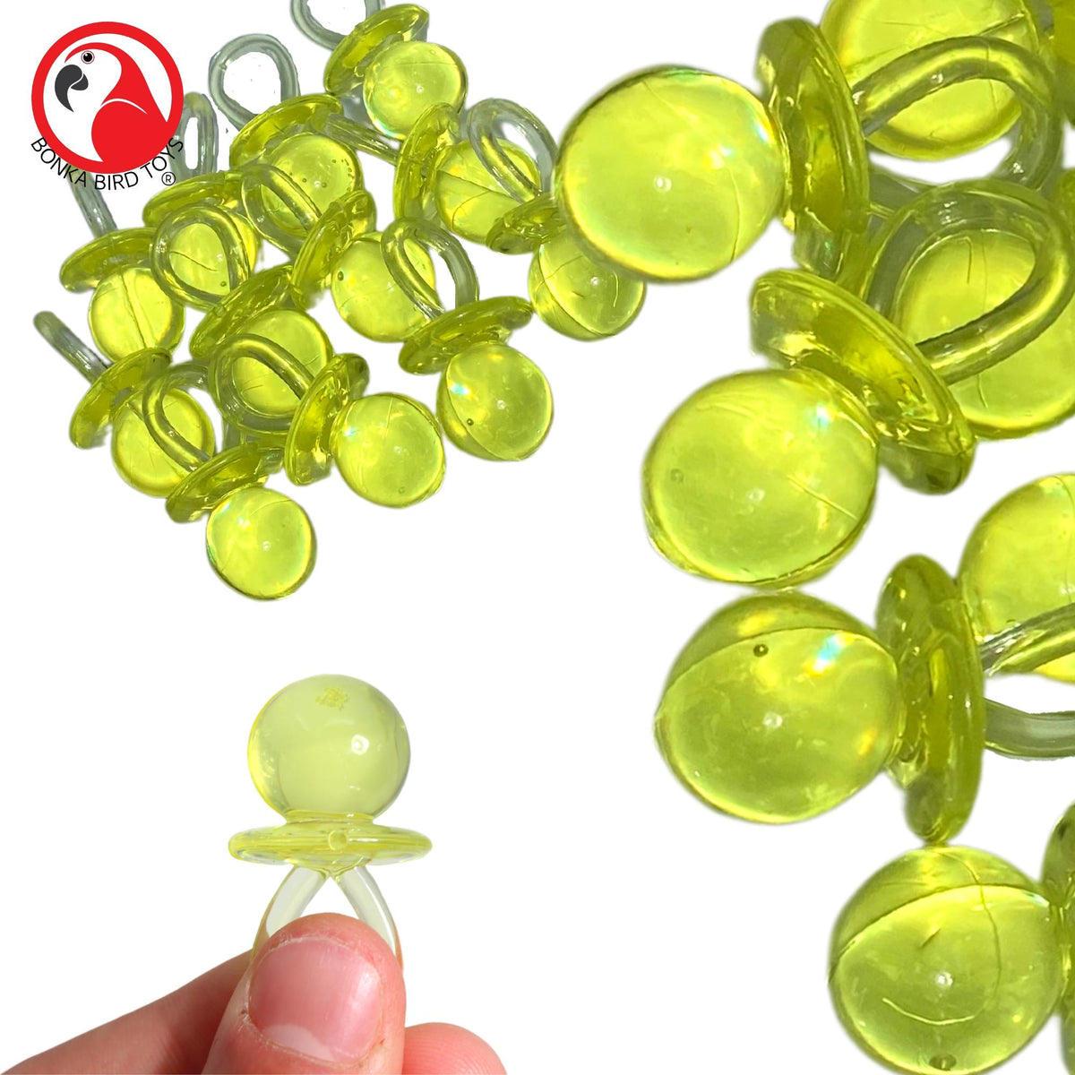 2823 Pk12 Medium Acrylic Pacifiers