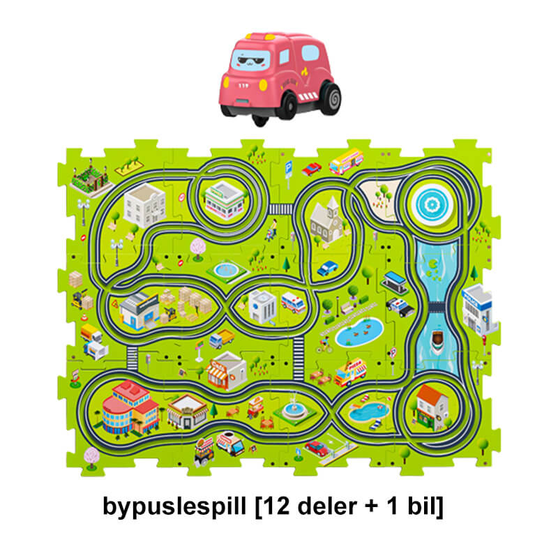 Children's DIY City Train Wagon Puzzle - Ideal Gift