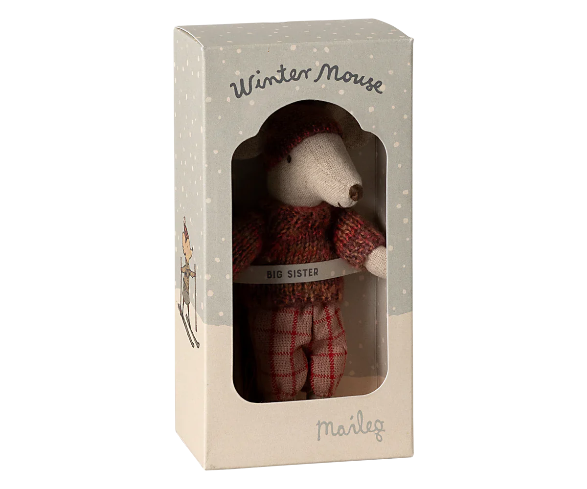 Maileg | Big Sister Winter Mouse Ski Set