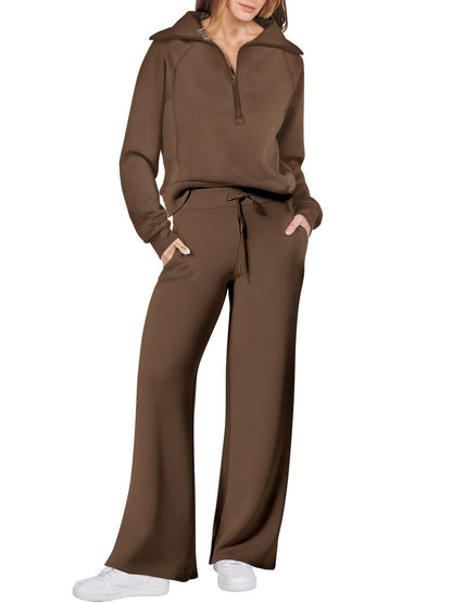 💝Black Friday Sale 50% OFF!!⚡🎀Women's 2 Piece Casual Outfits Sweatsuit Set