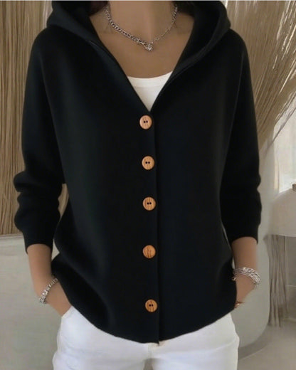 🔥LAST DAY SALE 50% OFF🔥Women Cotton Plain Long Sleeve Comfy Casual Cardigan