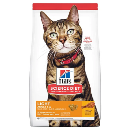 HILLS Science Diet Light Chicken Indoor Adult Dry Cat Food
