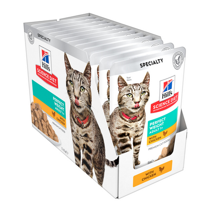 HILLS Science Diet Perfect Weight Chicken Adult Wet Cat Food