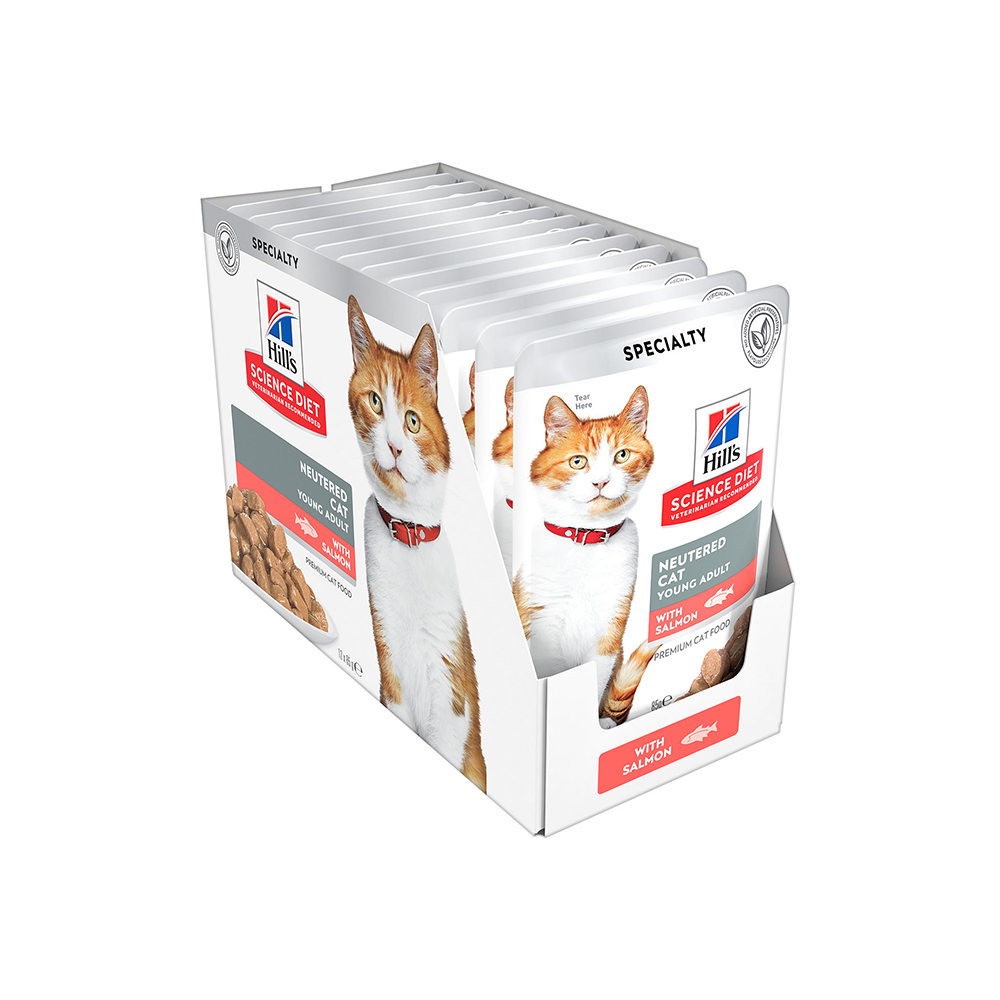 HILLS Science Diet Neutered Salmon Adult Wet Cat Food